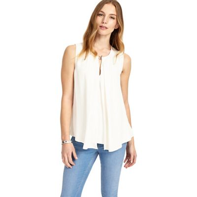 Ivory nelly sleeveless top